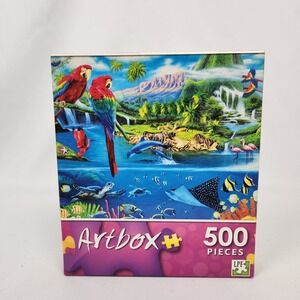 New Sealed Artbox "Tropical Paradise II" by Roland Richardson 500‎ PC Puzzle 8+